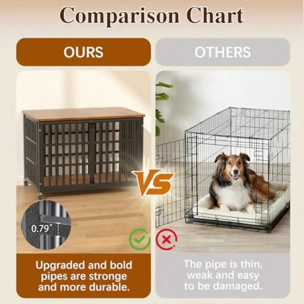 Heavy Duty Iron Dog Pen and Playpen for Large Dogs