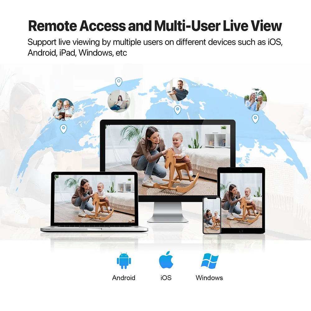 Vstarcam 2MP Indoor WiFi Security Camera with Pan Tilt