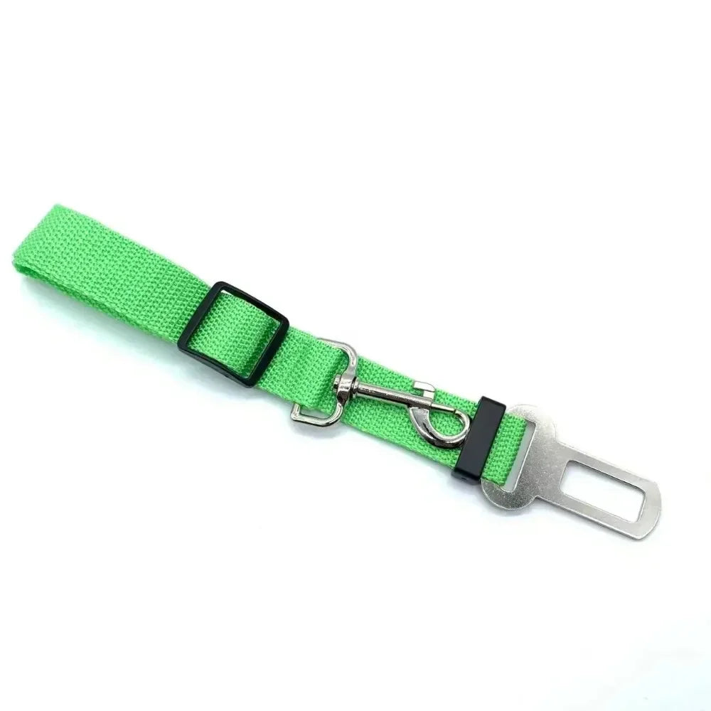 Adjustable Pet Car Seat Belt And Leash Harness For Travel