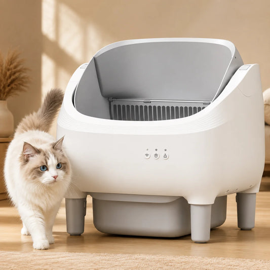 Cumrige Smart Self Cleaning Automatic Cat Litter Box Odor Control