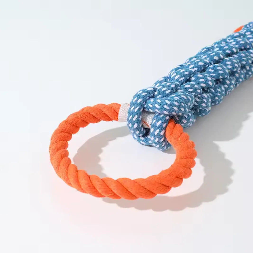 Indestructible Pet Chew Tug Rope Toy for Dogs Interactive Training