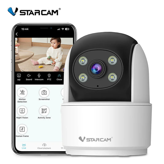 Vstarcam 2MP Indoor WiFi Security Camera with Pan Tilt