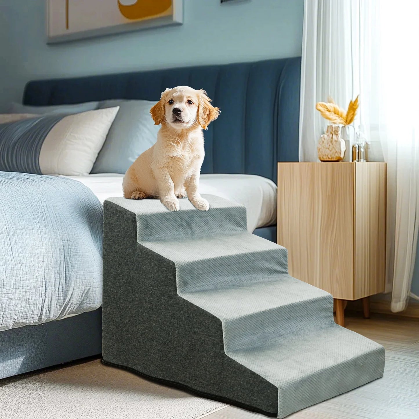 NONE Dog Steps High Density Foam Stairs For Sofa Bed
