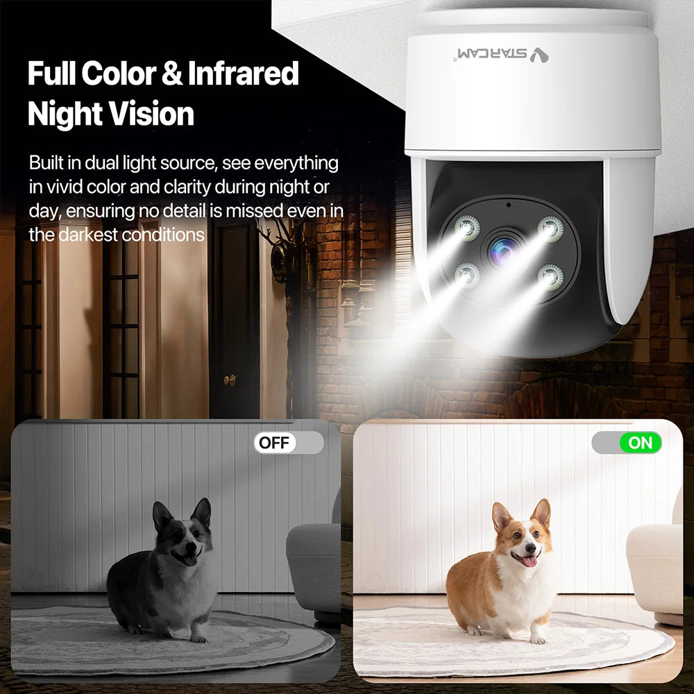 Vstarcam 2MP Indoor WiFi Security Camera with Pan Tilt