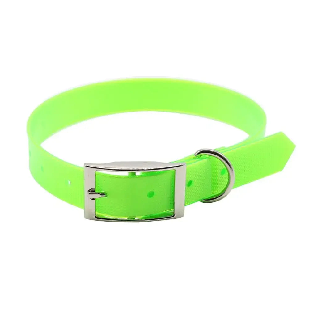 Dog Collar TPU Nylon Waterproof Reflective Odor Resistant Easy Clean
