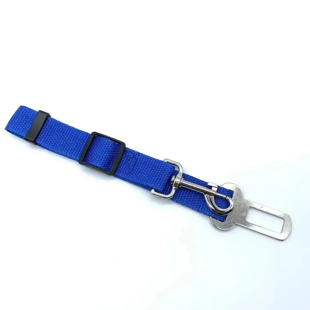 Adjustable Pet Car Seat Belt And Leash Harness For Travel