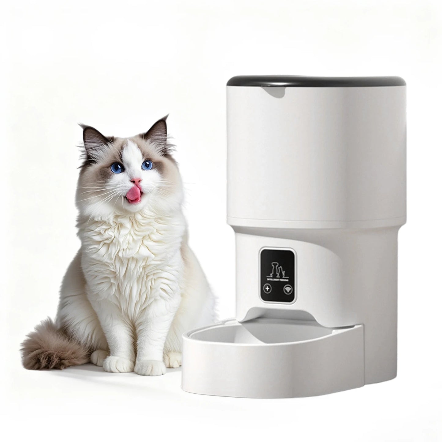 HiMISS Programmable 4L Automatic Pet Feeder With Timer And Portion Control