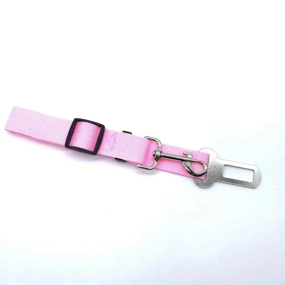 Adjustable Pet Car Seat Belt And Leash Harness For Travel