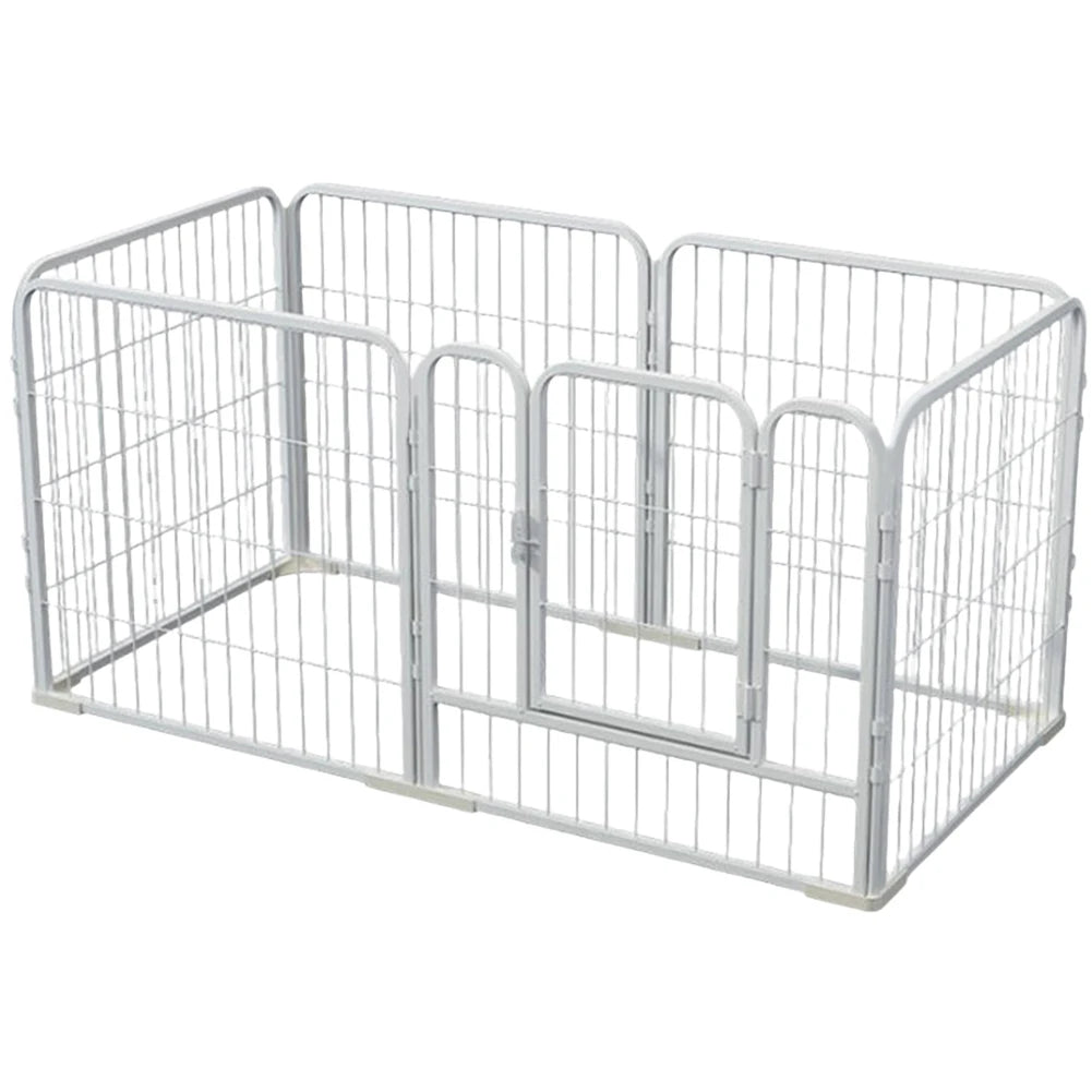Heavy Duty Dog Playpen 6 Panels Foldable Metal Exercise Fence