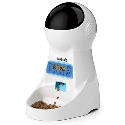 Automatic Timed Cat Feeder With Anti Clog Design For Cats