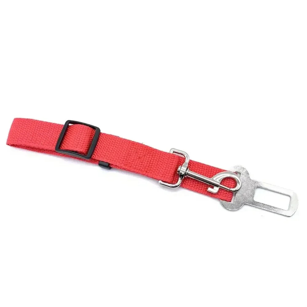 Adjustable Pet Car Seat Belt And Leash Harness For Travel