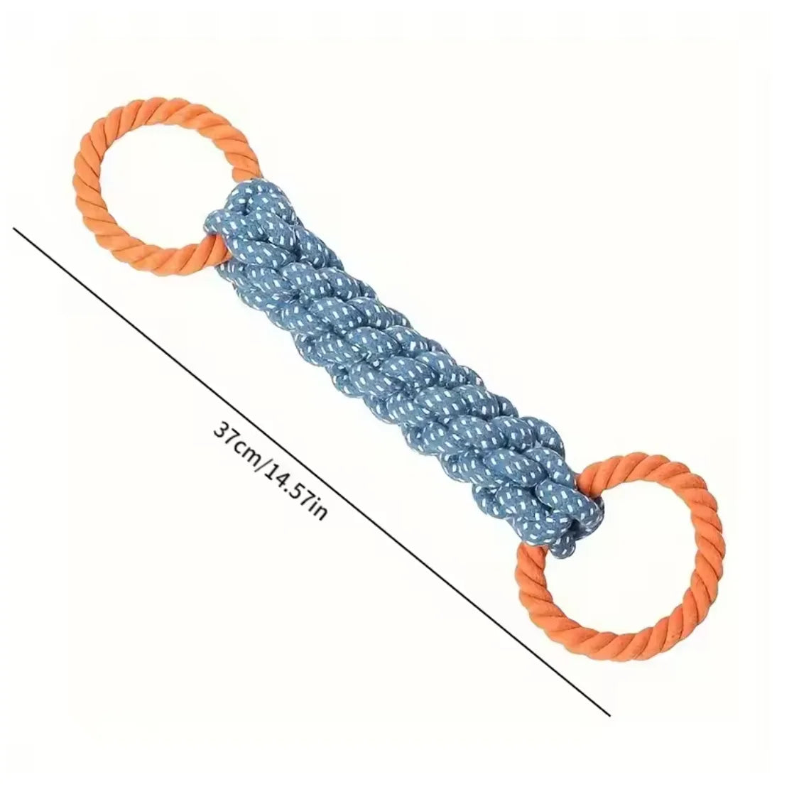 Indestructible Pet Chew Tug Rope Toy for Dogs Interactive Training