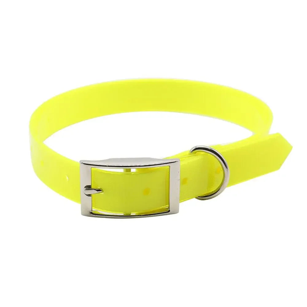 Dog Collar TPU Nylon Waterproof Reflective Odor Resistant Easy Clean