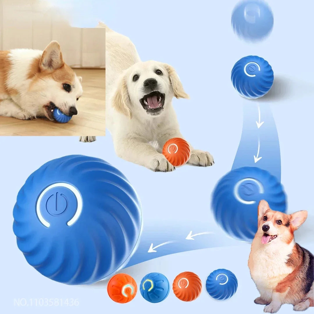 Electric Interactive Ball Toy For Dogs And Cats Playtime