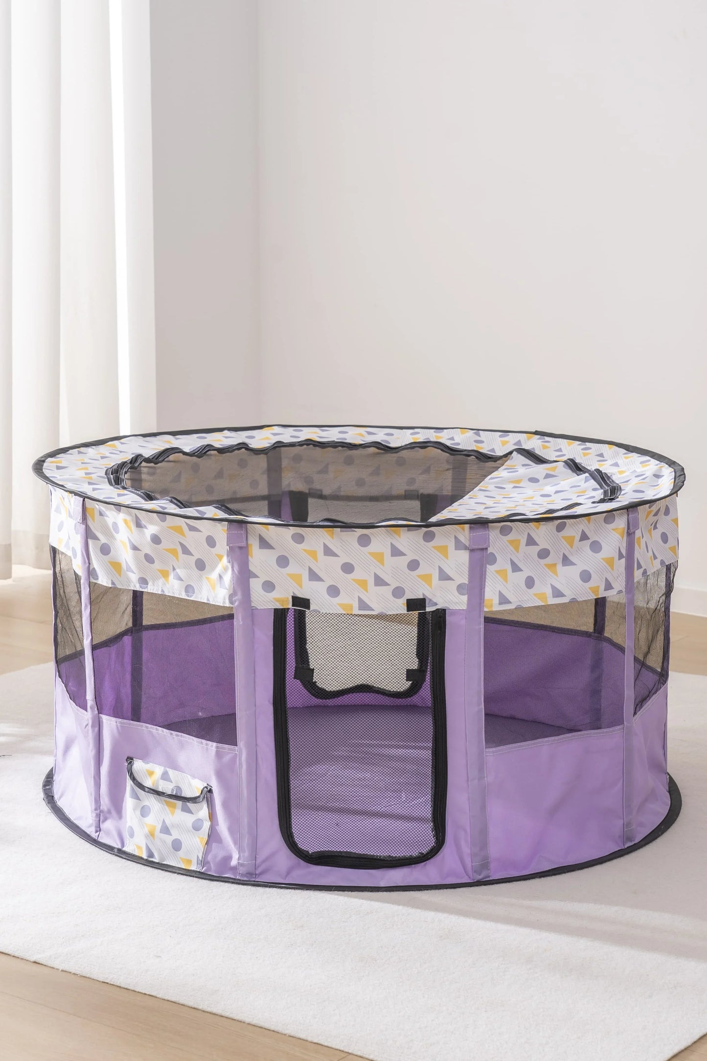 Foldable Mesh Ventilated Circular Cat Nest And Dog Pet House