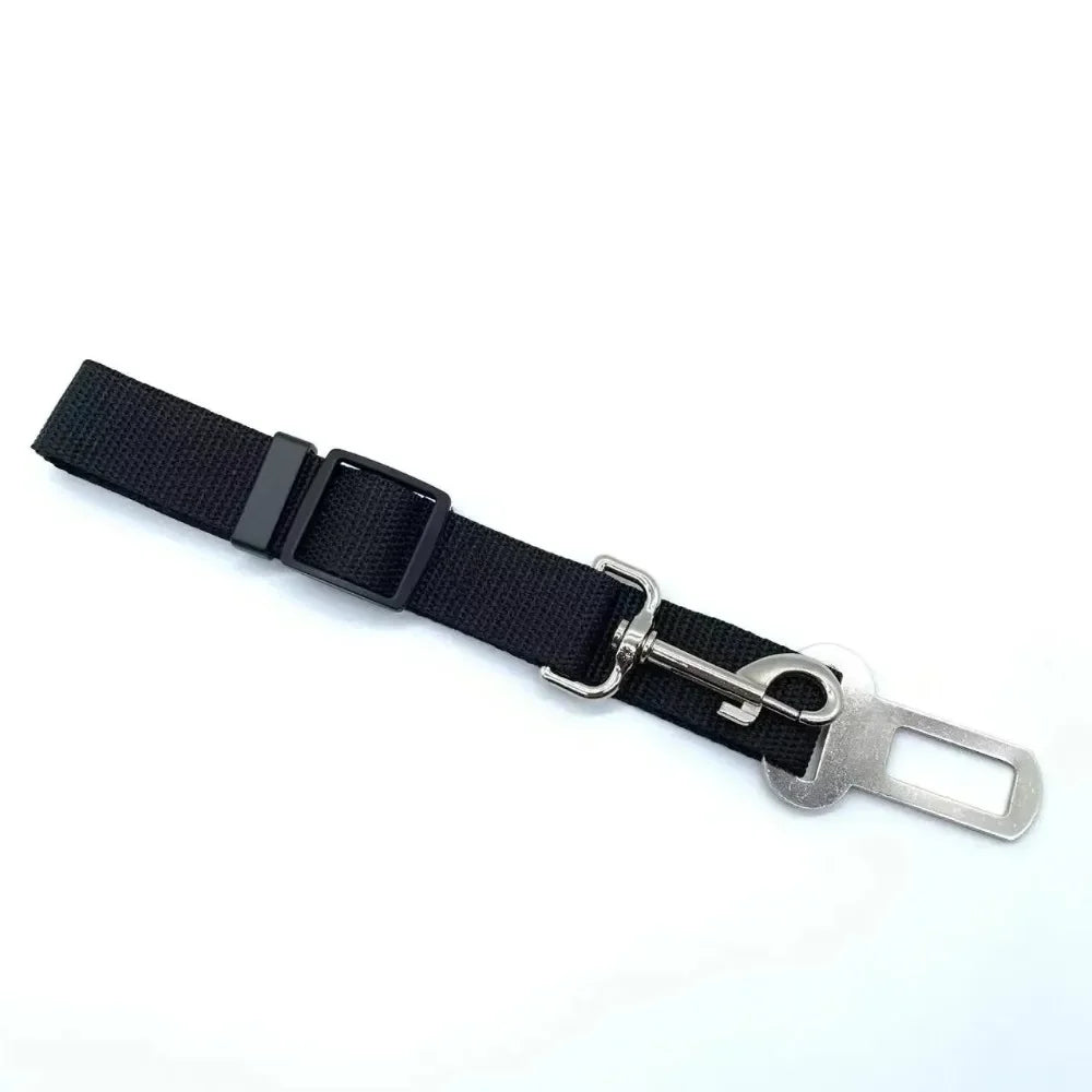 Adjustable Pet Car Seat Belt And Leash Harness For Travel