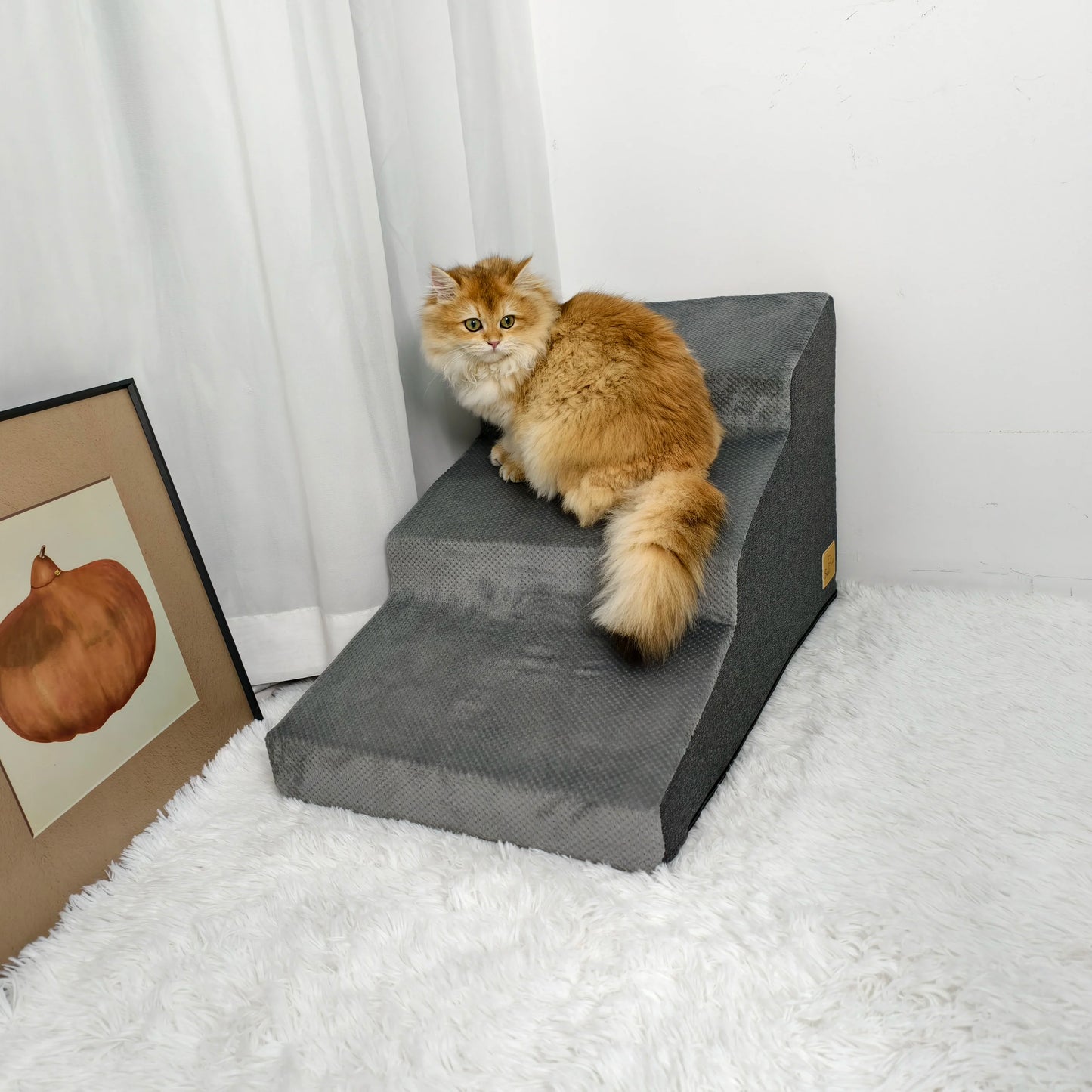 NONE Dog Steps High Density Foam Stairs For Sofa Bed