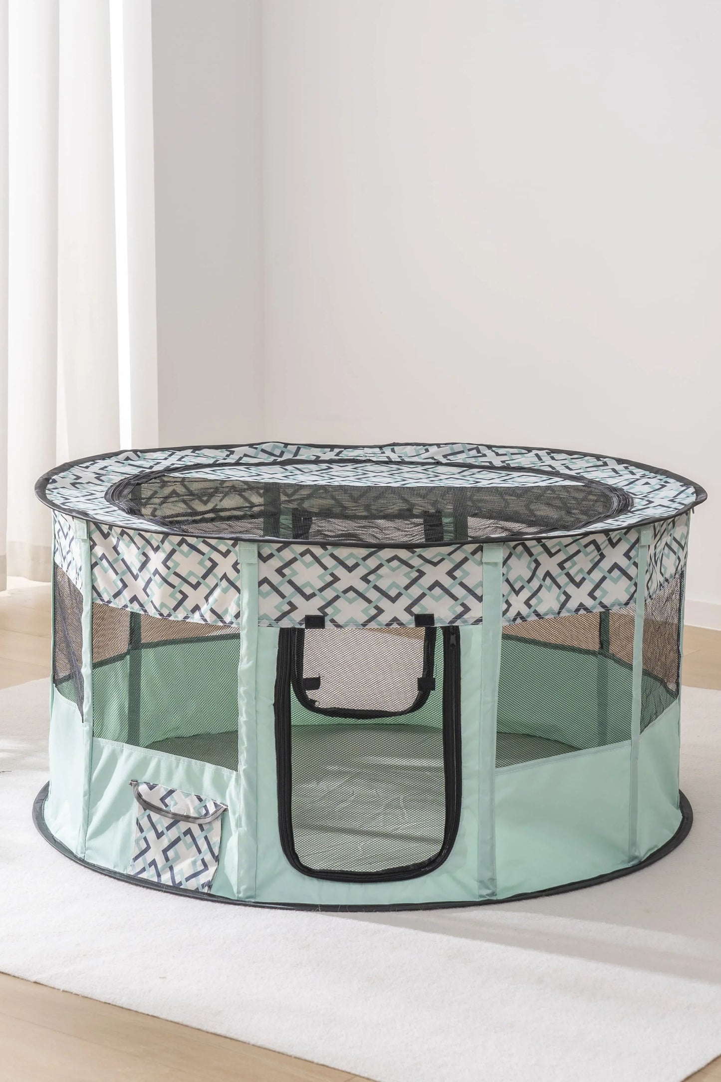 Foldable Mesh Ventilated Circular Cat Nest And Dog Pet House