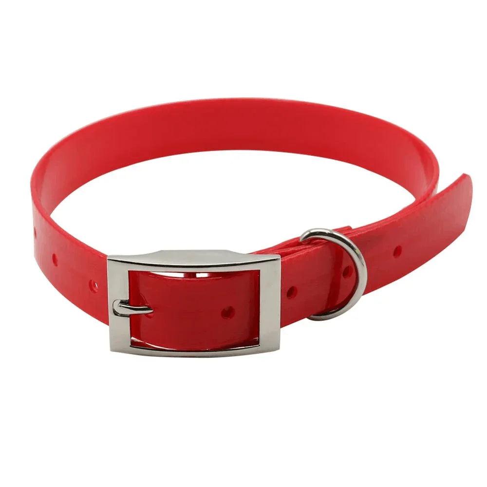 Dog Collar TPU Nylon Waterproof Reflective Odor Resistant Easy Clean