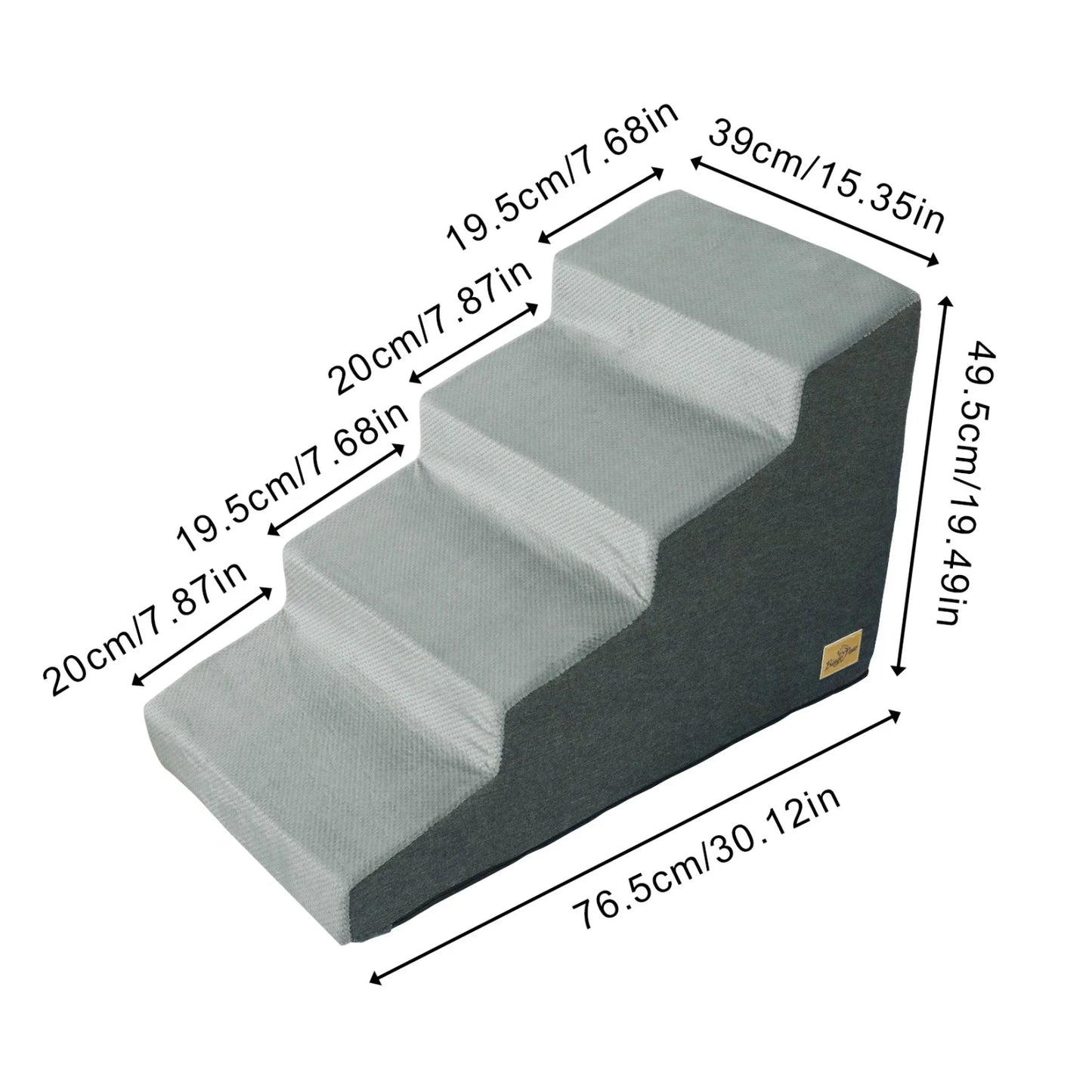 NONE Dog Steps High Density Foam Stairs For Sofa Bed