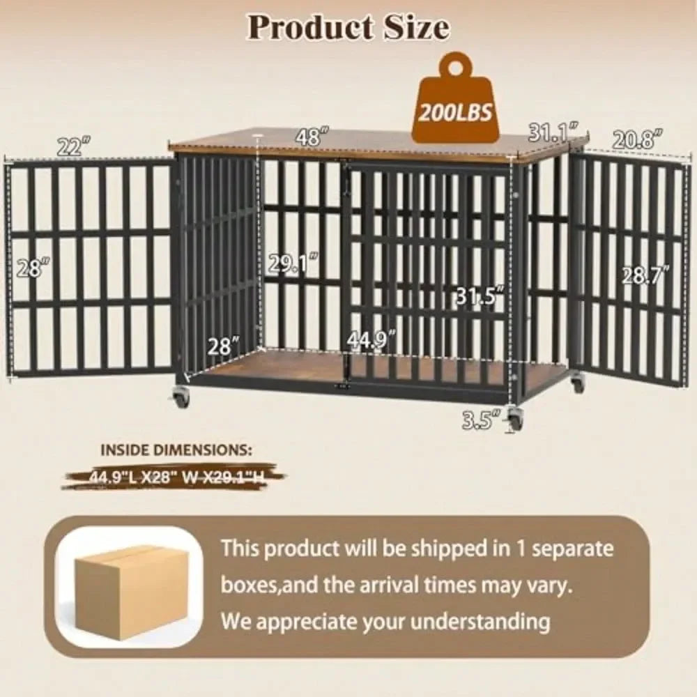 Heavy Duty Iron Dog Pen and Playpen for Large Dogs