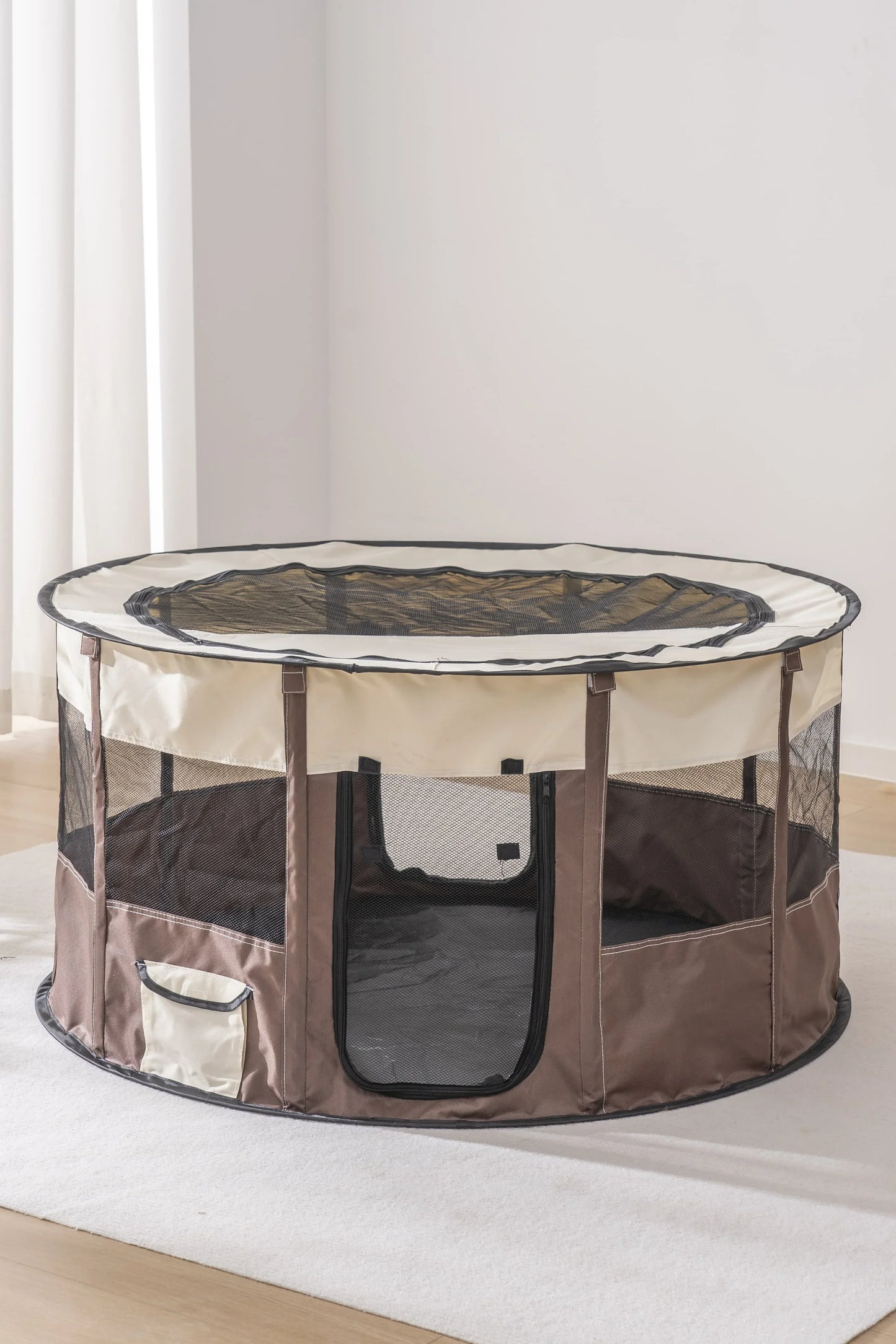 Foldable Mesh Ventilated Circular Cat Nest And Dog Pet House