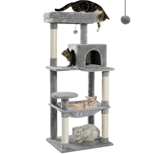 PAWZ Road 5-Level Cat Tree Tower for Indoor Cats Deluxe