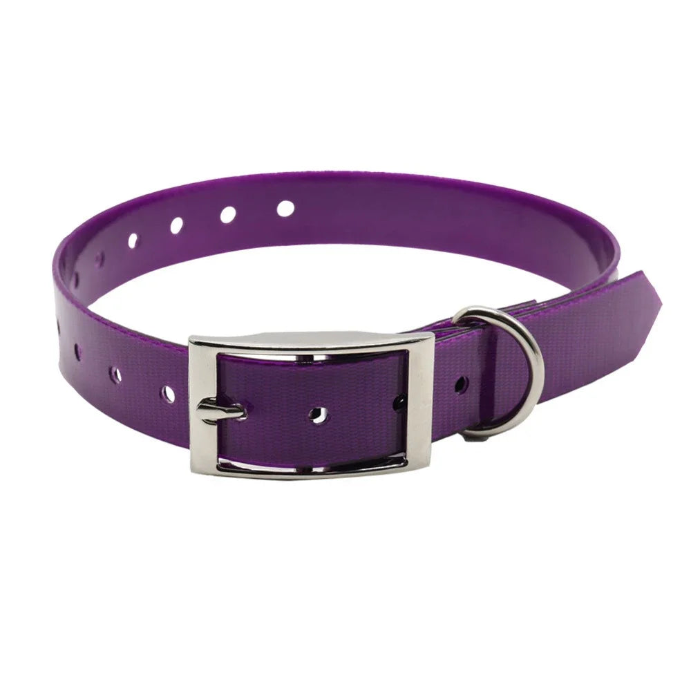 Dog Collar TPU Nylon Waterproof Reflective Odor Resistant Easy Clean